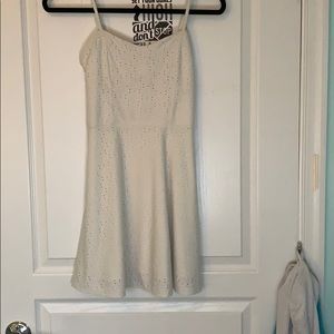 AEROPOSTALE white eyelet dress